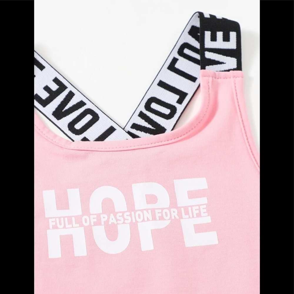 Toddler Girls Tank top AND ⭐️ print leggings - Picture 4 of 6